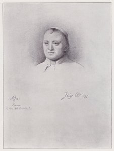 Pave Pius IX (litho) av Rudolf Lehmann