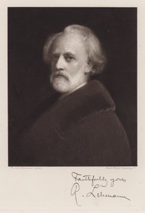 Rudolf Lehmann, Selvportrett (lito)