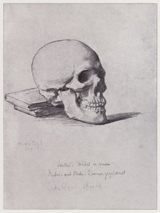 Schillers hodeskalle (litho)
