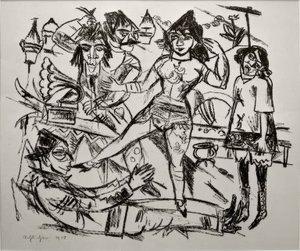 Sadistische Szene mit Kuss des Schuhes