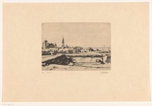 Veere (original tittel på objekt) av Rudolf Schönberg (signed by artist)