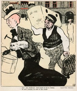 'The Lady and the Porter', 1898 av Rudolf Wilke