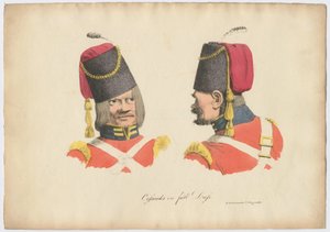 Kosakkuniformen, 1820