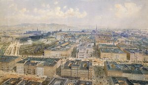 Panorama av Wien, 1871