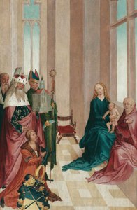 Votiv-nettbrett med St. Anna Selbdritt og de hellige Leopold, Ulrich og Andreas av Rueland Frueauf d. J.