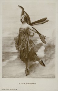 Anna Pavlova, russisk primaballerina (s/hvitt-bilde) av Russian Photographer