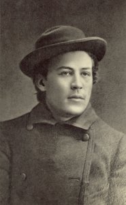 Anton Tsjekhov, russisk dramatiker, Moskva, 1883 av Russian Photographer