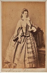 Marie Nikolaievna de Russie (1819-1876) - Storhertuginne Maria Nikolaevna av Russland (1819-1876), hertuginne av Leuchtenberg, anonym. Albumin bilde av Russian Photographer