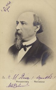 Nikolay Nekrasov , russisk poet, forfatter og kritiker av Russian Photographer