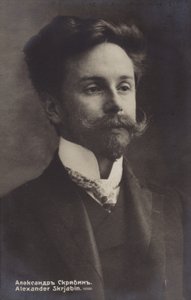 Portrett av Alexander Skrjabin