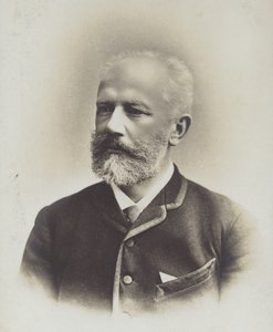 Portrett av Pjotr Iljitsj Tsjaikovskij av Russian Photographer