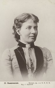 Sofia Kovalevskaya , russisk matematiker av Russian Photographer