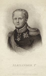 Alexander 1. - keiser av Russland (1777-1825) av Russian School