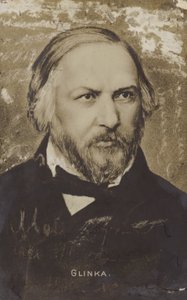 Mikhail Ivanovich Glinka , russisk komponist (1804–1857) av Russian School