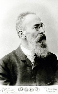Nikolai Andreyevich Rimsky-Korsakov av Russian School