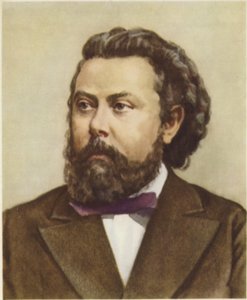 Portrett av Modest Mussorgsky av Russian School