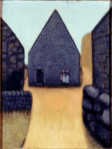 Trewithal Farm (olje på lerret) av Ruth Adams