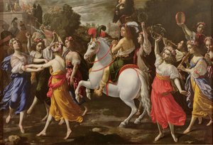 The Triumph of David (olje på lerret)