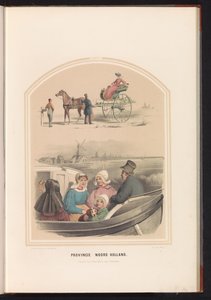 Tradisjonell drakt fra Nord-Holland, 1857 Provinsen Nord-Holland. / XXIV (tittel på objekt)