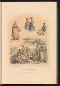 Klederdracht van de provincie Gelderland, 1857 Provincie Gelderland / 
