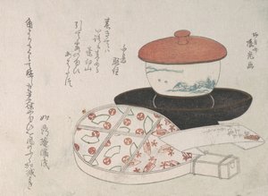 Tekopp og tevarmer. av Ryugetsusai Shinko
