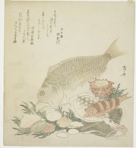 Fisk og skjell av Ryuryukyo Shinsai