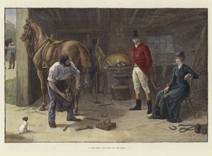 A Cast Shoe: Too Late for the Meet