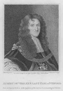 Aubery de Vere, XX og siste jarl av Oxford (gravering)