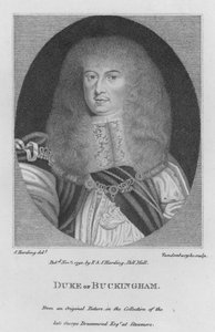 Duke of Buckingham (gravering) av S. (after) Harding