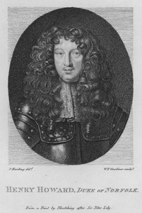 Henry Howard, hertug av Norfolk (gravering) av S. (after) Harding