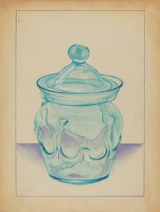 Glassbeholder av S. Brodsky