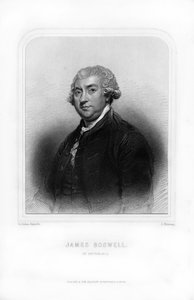 James Boswell, 9th Laird of Auchinleck , skotsk advokat, dagbokskriver og forfatter, 1870. av S. Freeman