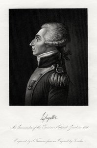 Marquis de Lafayette, fransk militærleder og statsmann, 1845