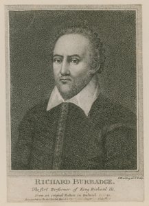 Richard Burbadge, den første utøveren av kong Richard III av S. Harding