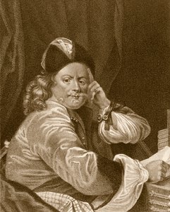Thomas Killigrew, gravert av J.J Van den Bergh av S. Harding