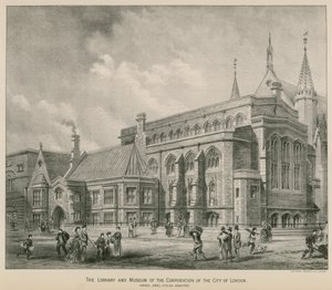 Biblioteket og museet til Corporation of the City of London; Guildhall av S. Rosenthal