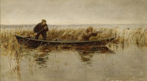 Andejakt, andre halvdel av 1800-tallet av S. Silvanovich