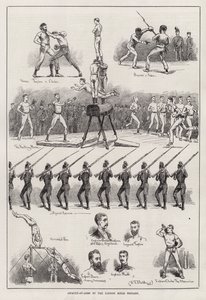 Assault-at-Arms av London Rifle Brigade (gravering)