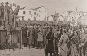 Constabulary Guarding a Government Reporter på et 