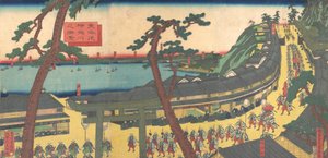 Se w Of Kanagawa Oto Te urban grad Roar d urban grad Kanagawas henrettelse, ikke sant? 1862-63. . av Sadahide Utagawa