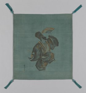 Fukusa Gift Cover, Japan, sen Edo-periode 1789-1868, tidlig på 1800-tallet av Saeki Ganryô
