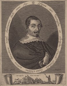 Portrett av Jacob Judah Leon 1602-1675 av Salom Italia