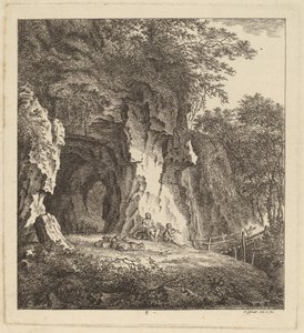 To hyrder i et steinete landskap, 1764.