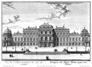 Hagefronten til Upper Castle av Salomon Kleiner