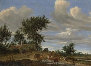 En landevei, 1648.