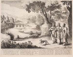 Pilegrimer til Emmaus av Salomon Savery