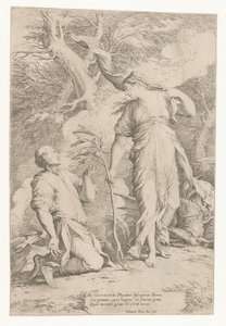 Ceres og Phytalus av Salvator Rosa