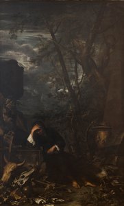 Demokritus i meditasjon av Salvator Rosa