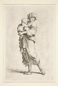 Diverse figurer (suite) av Salvator Rosa