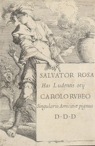 Frontispice for serien "Figurine", ca. 1656-1657. av Salvator Rosa